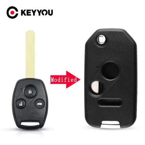 Keyyou Pcs Lot Buttons Folding Flip Remote Key Shell Cover For