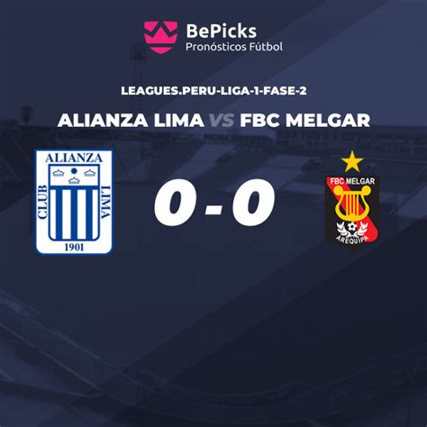 Alianza Lima Vs Fbc Melgar Pronósticos Cuotas Previa Y Predicciones