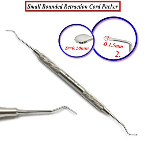 Stainless Steel Dental Gingival Cord Packer