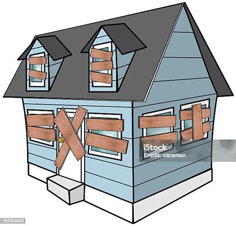 Boarded Up House Stock Illustration Download Image Now Boarded Up