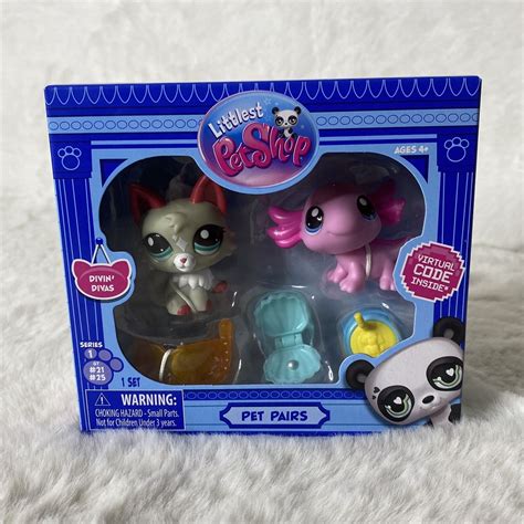 Littlest Pet Shop Pet Pairs Gen 7 Series 1 Lps G7 Wolf Axolotl Guppy