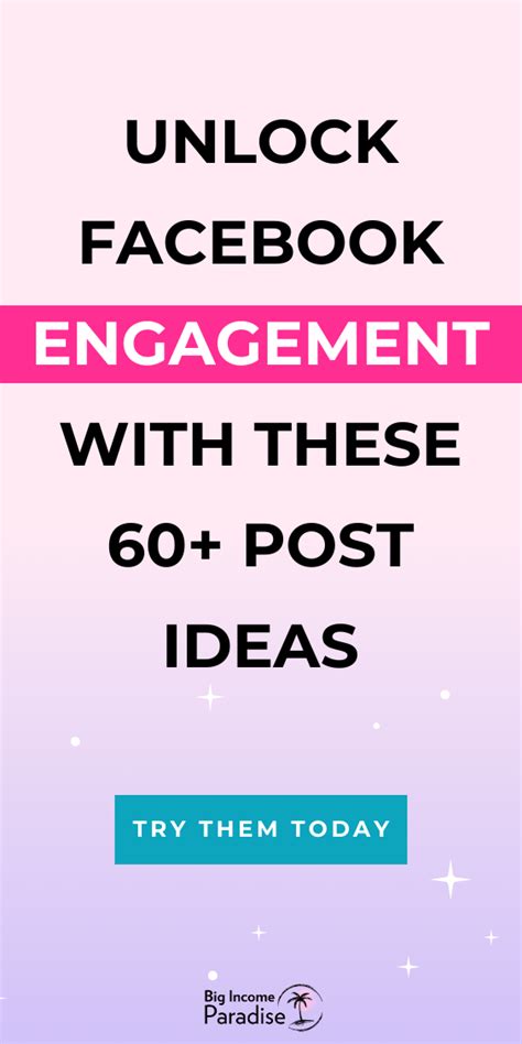 60 Killer Facebook Post Ideas To Help You Increase Engagement Artofit