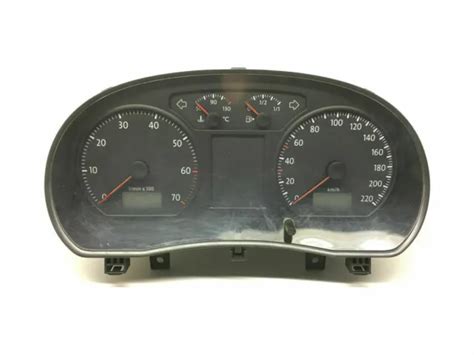 Vw Volkswagen Polo Mk Km H Compteur De Vitesse Instrument Cluster Eur