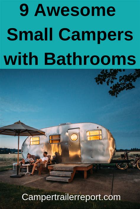 9 Awesome Small Campers with Bathrooms | Small campers, Camper, Small ...