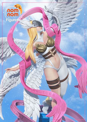 Angewomon Digimon 3D Model 3D Printable CGTrader