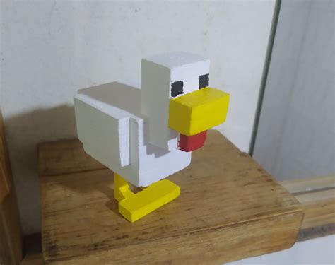 Archivo Stl Gratuito Pollo De Minecraft Design Para Impresora D