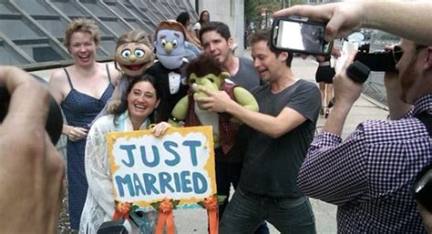 Video Avenue Q Gay Puppets Get Married Gothamist