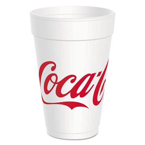 Coca Cola Foam Cups Redwhite 16 Oz 25bag 40 Bagscarton Walmart