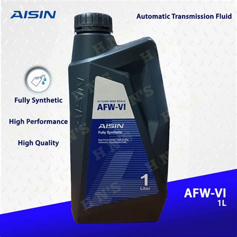 AISIN Fully Synthetic ATF AFW VI Dexron VI Dexron 6 1L 1 Liter