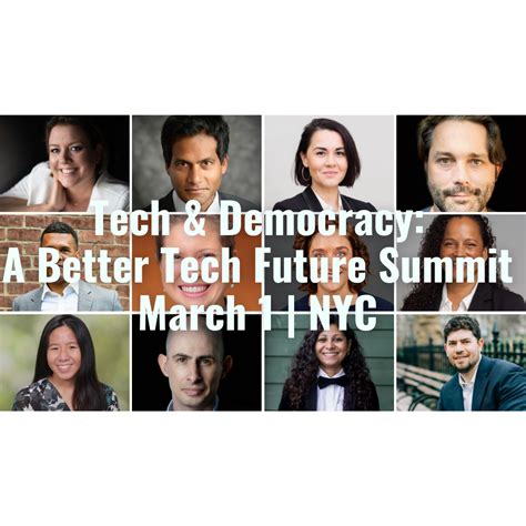 Tech And Democracy A Better Tech Future Summit 2023 🇨🇦 — All Tech Is Human