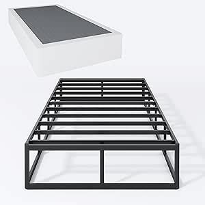 Amazon Shland Twin Box Spring Inch High Profile Metal Frame