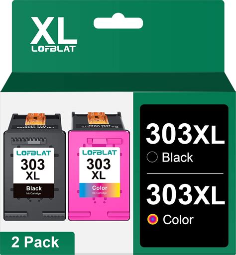 LOFBLAT 303 XL Noir Et Couleur Remplacement Pour HP Cartouches 303 303