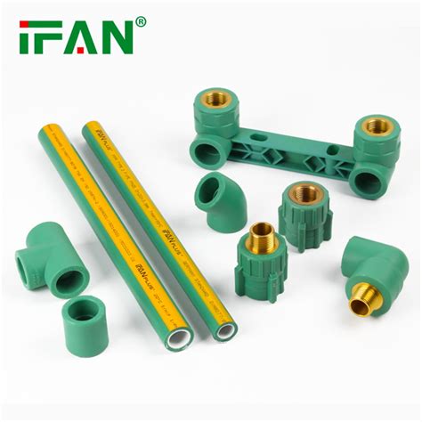 Ifan Free Sample Ppr White Male Elbow Fittings Plumbing Water Ppr