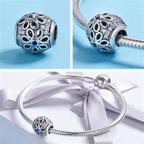 Zawieszka do bransoletki charms do pandora kwiaty Biżuteria