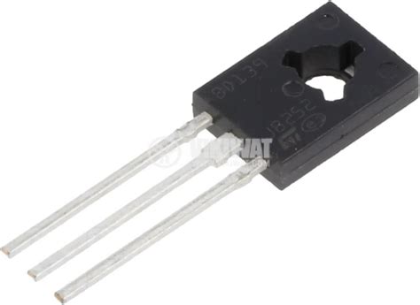 Транзистор BD139, NPN, 80V, 1.5A, 12.5W, 50MHz, SOT32 - ВИКИВАТ