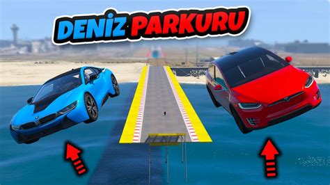 H Zl Elektrikli Arabalar Deniz Parkurunda Yar Yor Gta Youtube