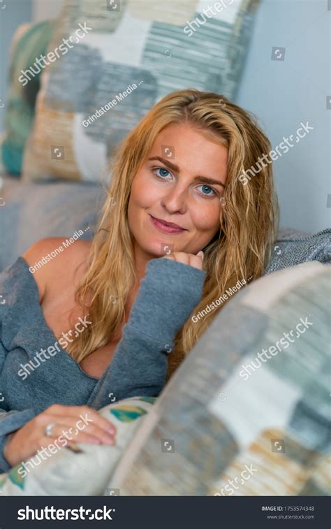 Gorgeous Blonde Model Enjoys Day Home Stock Photo Shutterstock
