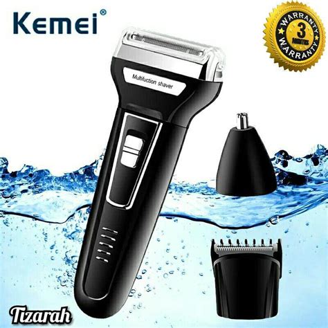 Kemei KM 6558 3 In1 Reciprocating Three Blades Electric Shaver Price In BD