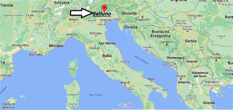 Dove Si Trova Belluno Italia Mappa Belluno Dove Si Trova