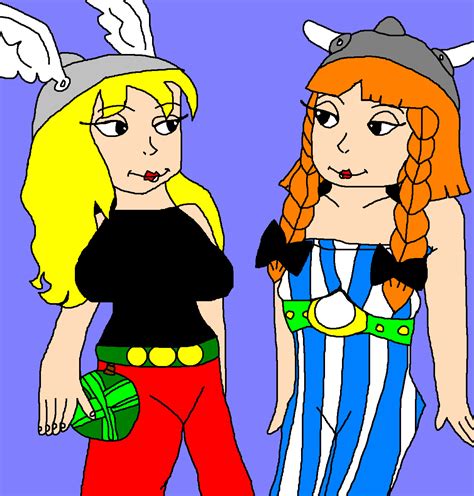 Female Version Of Asterix And Obelix By Jelenadbz On Deviantart