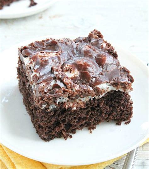 Chocolate Marshmallow Cake | FaveSouthernRecipes.com