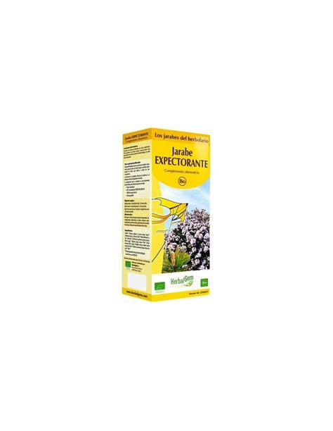 Herbalgem jarabe expectorante bio 150ml Dietética y productos