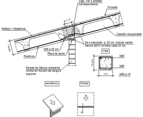 Detalles Construtivos CYPE FIR615 P Apoio Entre Vanos Sobre Parede