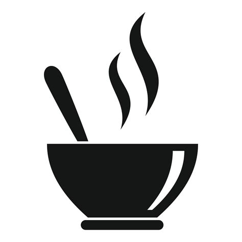 Hot Soup Bowl Icon Simple Style 14522471 Vector Art At Vecteezy