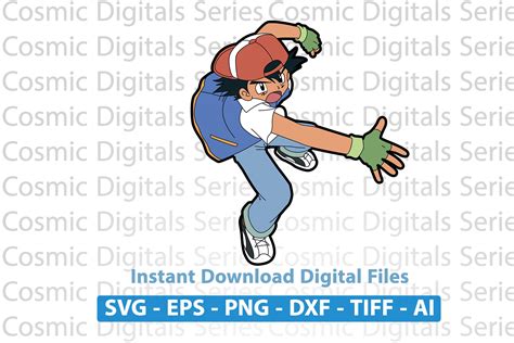 Ash Ketchum Svg Ash Ketchum Png Pokemon Svg Ash Ketchum Clipart Ash