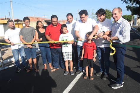 Rafael Fonteles Inaugura Asfalto De Ruas Em Parna Ba