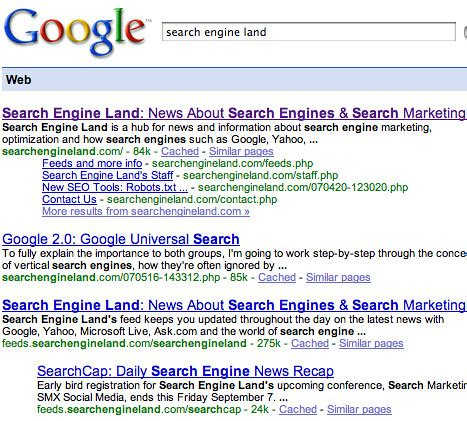 google display rss feeds  web search results