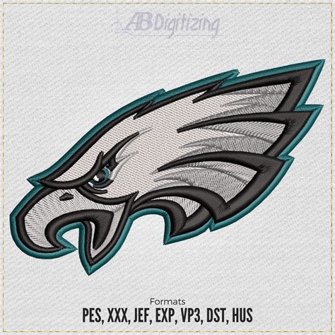 Philadelphia Eagles Embroidery Design - ABDigitizing