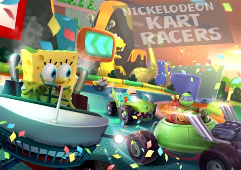 Гонки Nickelodeon Kart Racers представлены для PS4, Xbox One и Switch