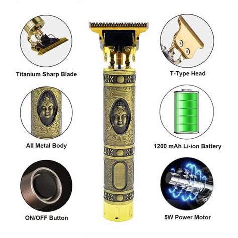 Vintage T Hair Trimmer For Men Buddha Style Trimmer Professional Hair