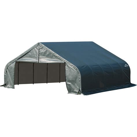 Shelterlogic Peak Style Garagestorage Shelter — 20ftl X 18ftw X 12ft