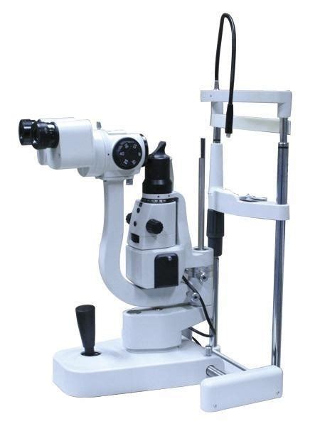 Galilean Stereoscope Slit Lamp Microscope Five Step Drum Magnification