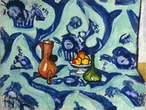 Reproductions D Art De Mus E Nature Morte Cama Eu Bleu De Huile Toile