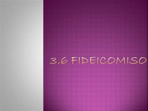 Fideicomiso PPT