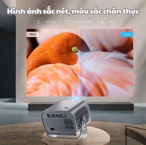 Máy Chiếu Mini K670 Siêu Nét 4k Chính Hãng Kết Nối Wifi Bluetooth