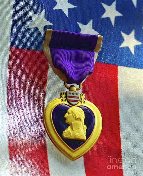 The Purple Heart Photograph By David Lee Thompson Pixels