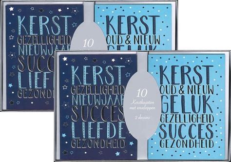 Luxe Kerstkaarten Letters De Luxe X Kaarten Bol