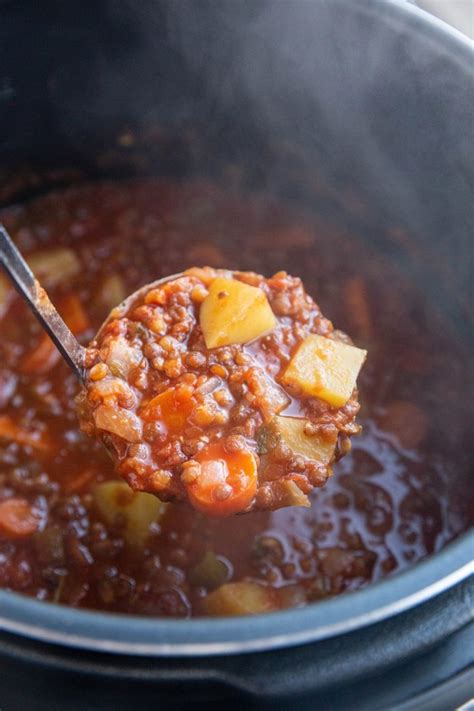 Instant Pot Lentil Soup - The Roasted Root