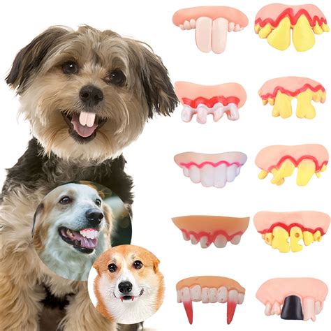 Pet Denture Toys Teeth Funny Dentures Toys Halloween Tricky Funny ...