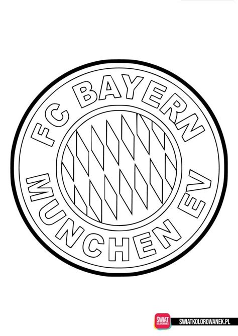 Fc Bayern Munchen Kolorowanka Darmowe Kolorowanki Do Druku In