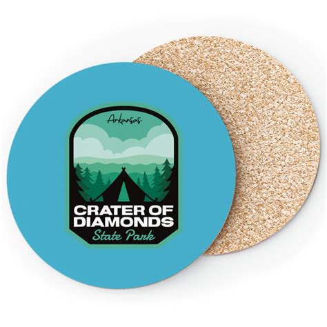 Camping Camp Crater of Diamonds State Park AR Camper Coasters sold by ...