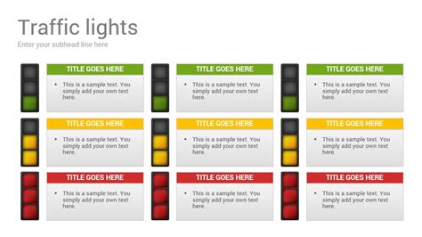 Dashboards Traffic Lights Diagrams Keynote Template Slidesalad