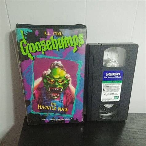 Goosebumps The Haunted Mask Vhs Horror Rl Stine Etsy