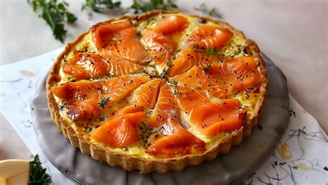 Quiche Aux Poireaux Et Au Saumon Fum Recettes