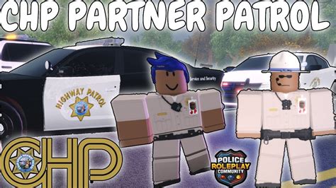 CHP PARTNER PATROL Roblox ERLC YouTube