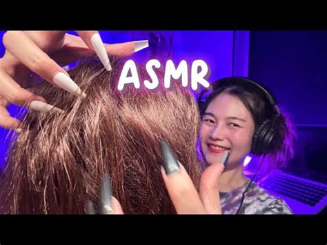 ASMR Hair เกาผม สางผม ASMR Thai YouTube